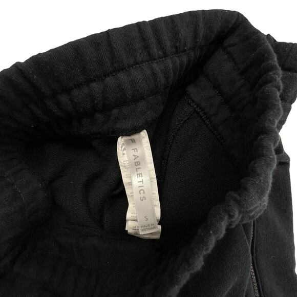 Fabletics Black Size Small Jogger Sweatpants Zippered Pockets Athleisure Workout - Picture 3 of 4